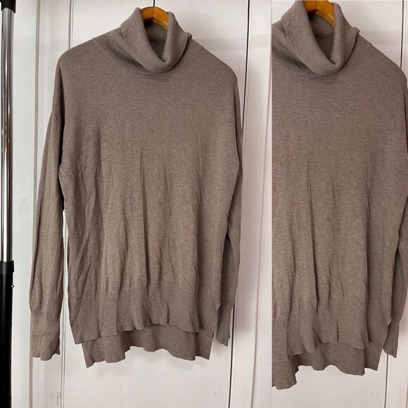 Joan Vass turtle neck tunic sweater - Picture 1 of 12